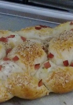 Una foto de Trenza rellena de queso
