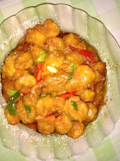 Foto resep Udang crispy asam manis