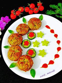 عکسی از دستور کاپ کیک سبزیجات