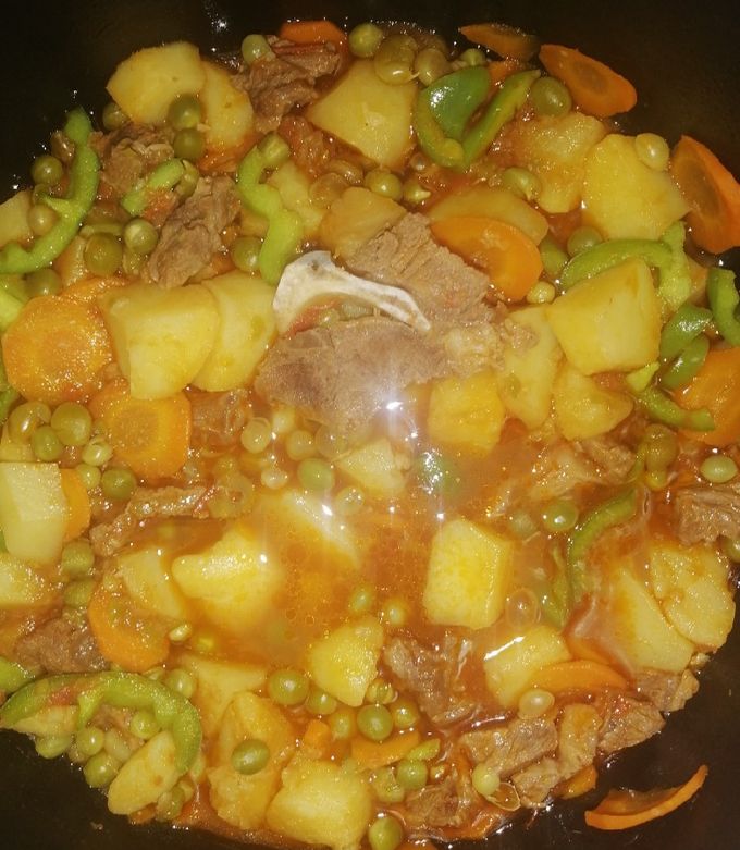 A picture of Pea stew/minji.