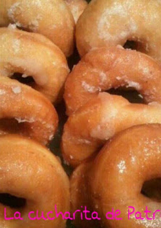 Una foto de Donut caseros con Thermomix
