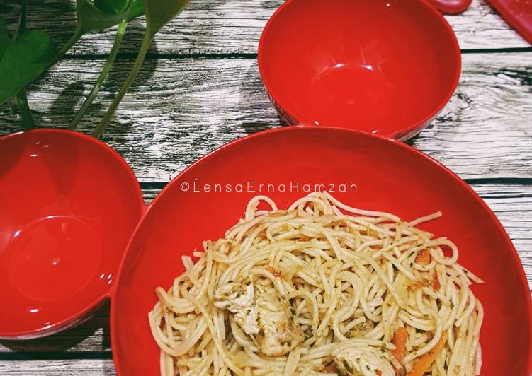Cara Buat Spaghetti Goreng yang Sederhan