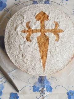 Una foto de Tarta de santiago