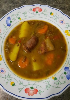Una foto de Lentejas estofadas