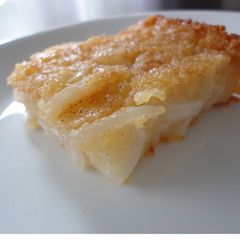 A picture of Cassava Cake (Filipino Style).