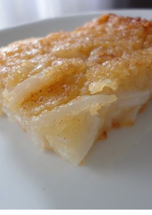 A picture of Cassava Cake (Filipino Style).