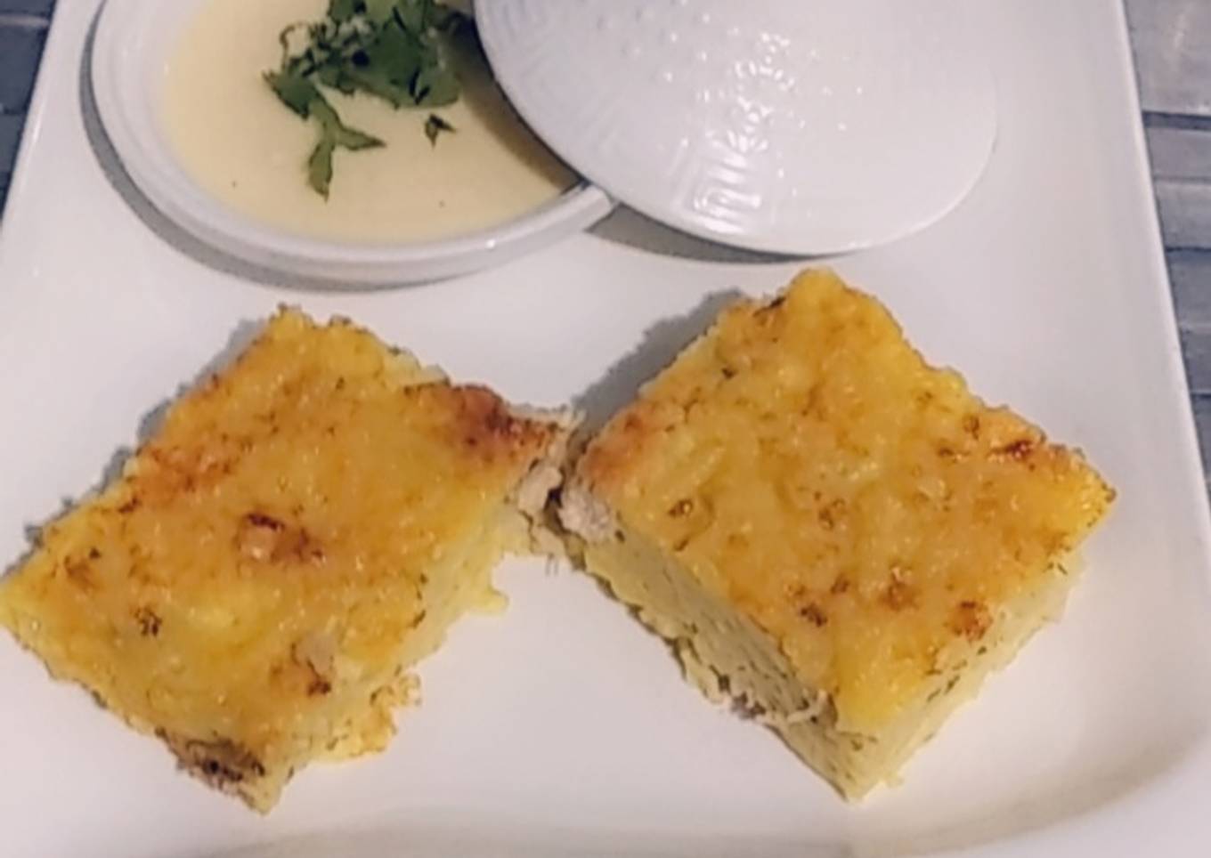 Macaroni gratin with bechamel sauce😋#newcookschallenge