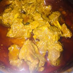Mutton korma A picture of Mutton korma.