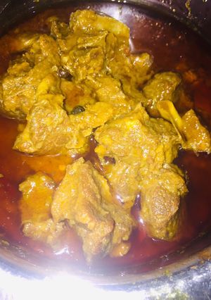A picture of Mutton korma.