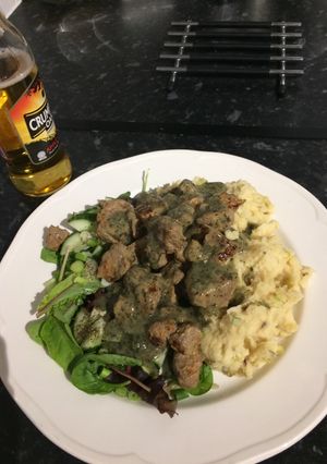 A picture of Minted cider lamb.