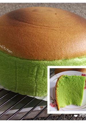 Foto resep Ogura Cake Pandan Soft Moist ala Ci Tintinrayner