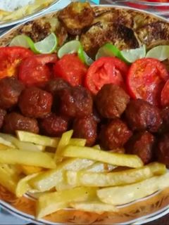 عکسی از دستور تاس کباب الهام پز
