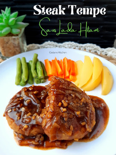 Foto resep Steak Tempe Saus Lada Hitam