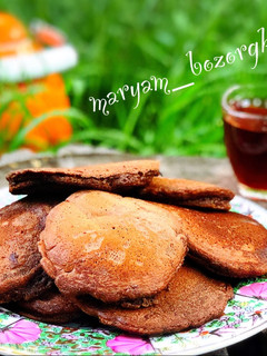 عکسی از دستور پنکیک شکلاتی