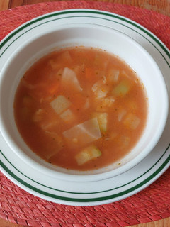 Una foto de Sopa de verduras dietética