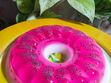 Pudding kemerdekaan (leci susu)