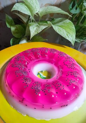 Foto resep Pudding kemerdekaan (leci susu)