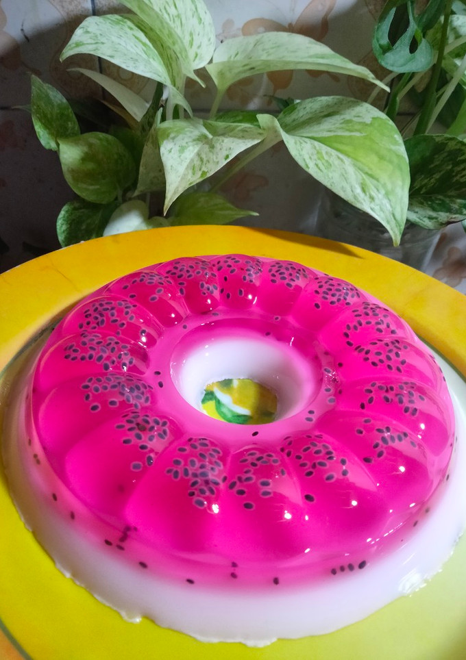 Foto resep Pudding kemerdekaan (leci susu)