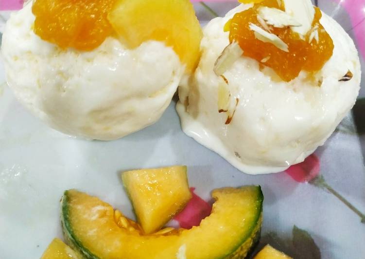 Simple Way to Prepare Super Quick Homemade Muskmelon icecream