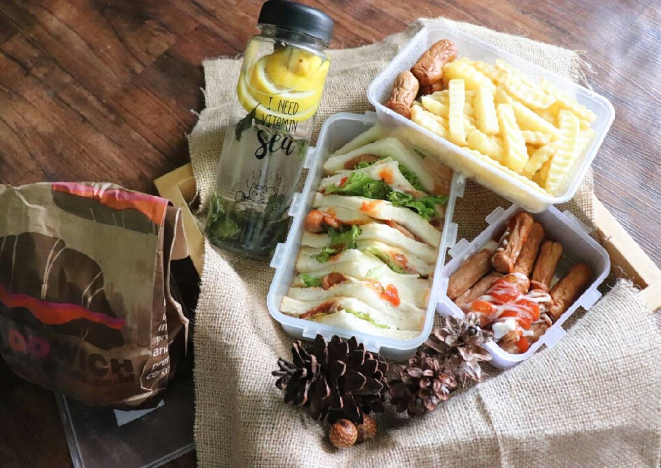 Bekal sandwich mudah