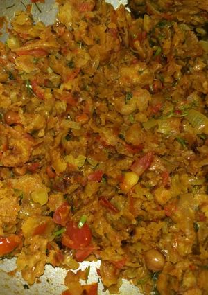 A picture of Roti poha.