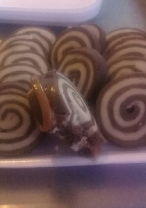 Una foto de Alfajores espiralados