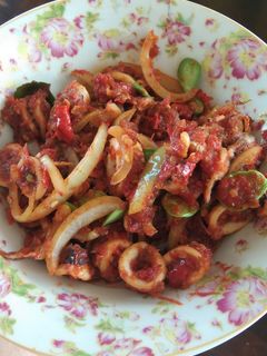 Foto resep Cumi sambal pete