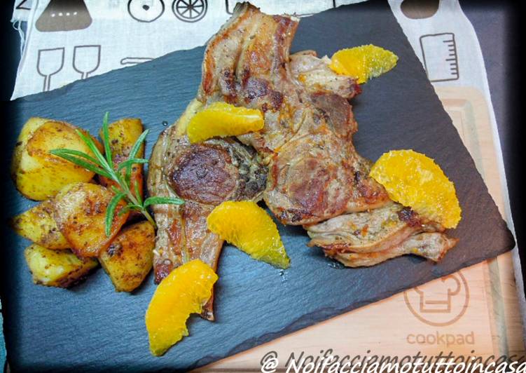 How to Make Homemade Costolette di Agnello all’arancia con patate saporite