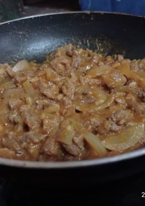 Foto resep Daging saus bolognese isian pizza