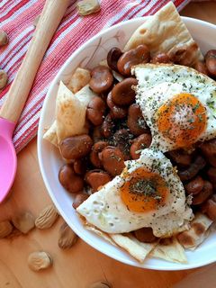 صورة لوصفة باقلاء بالدهن