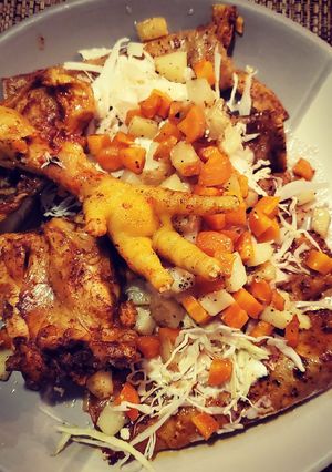 Una foto de Enchiladas placeras con cecina/pollo
