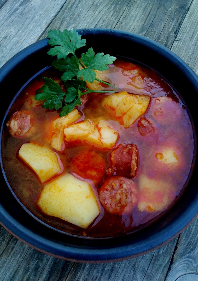 Una foto de Patatas a la riojana