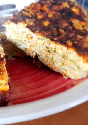 Una foto de Tortilla de brócoli