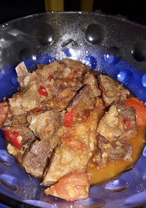 Foto resep 18. Oseng Kambing Pedas Manis