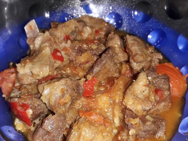 Cara Mudah Menyiapkan Resep 18. Oseng Kambing Pedas Manis yang Sempurna Anti Ribet, Sempurna