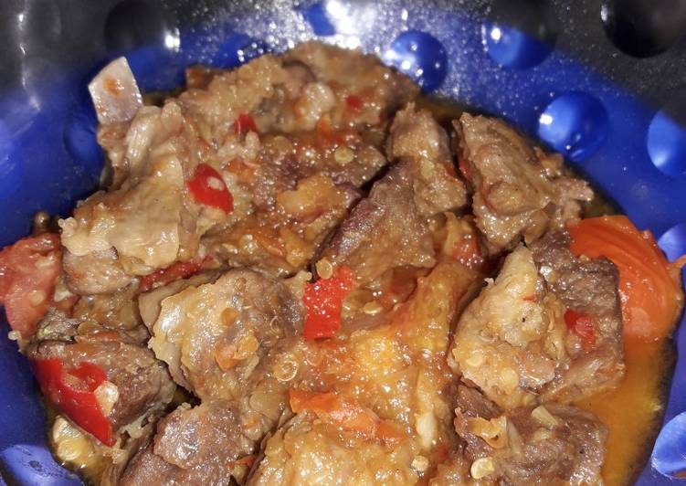 Bagaimana Menyiapkan 18. Oseng Kambing Pedas Manis yang Lezat