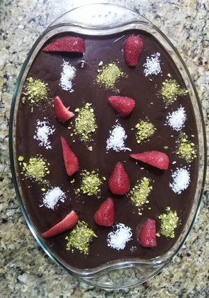 صورة لوصفة كيكه الشامواه البارده 😋😋
