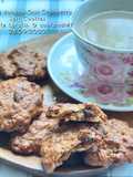 Chewy Banana Oat Cranberries Soft Cookies (Pisang Oat/ PisOat)