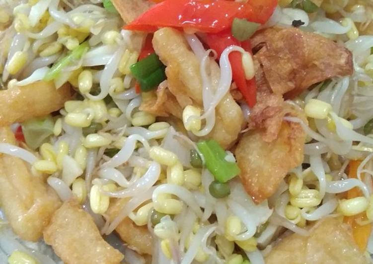 4. Tumis Pedas Tauge dan Tahu