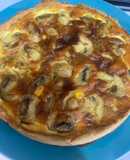 Quiche choclo champiñón