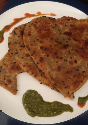 A picture of Sweet Potato Paratha.