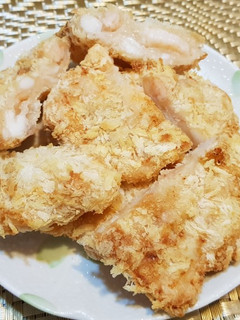 氣炸鍋-宏裕行冷凍花枝蝦排 的食譜成品照片