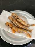Ikan shisamo goreng