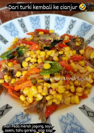 Foto resep Ikan Peda Merah jagung