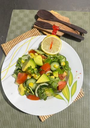 Foto resep Mexican Avocado tomato salad ala fe