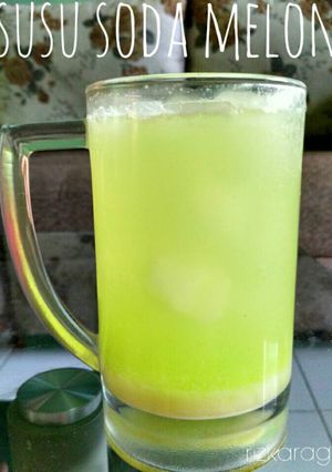 Foto resep Susu Soda Melon
