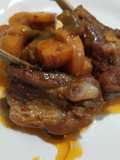 Costillas de cerdo con zanahoria
