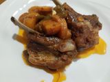 Costillas de cerdo con zanahoria