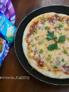 Foto resep Easy Pizza Teflon (no oven, no proofing 🙅🙅)