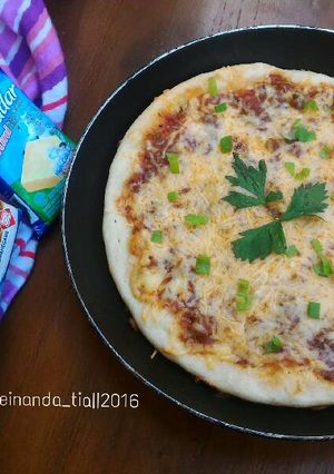 Foto resep Easy Pizza Teflon (no oven, no proofing 🙅🙅)